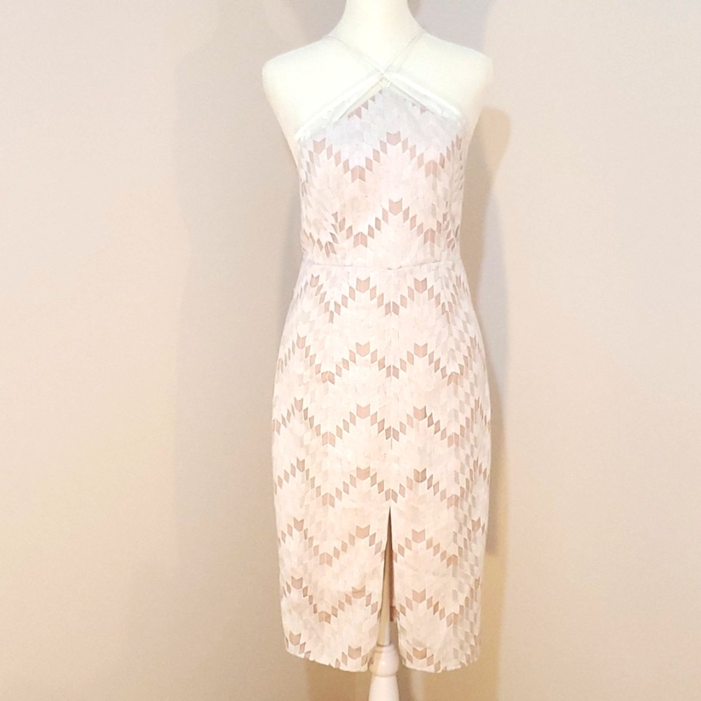 Stylestalker Miranda Midi Dress in Blanc Size Small
